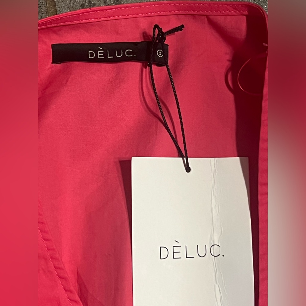 DELUC WOMEN'S COTTON PISARRO
DRESS in FUCHSIA. Size S. NWT - Picture 11 of 16